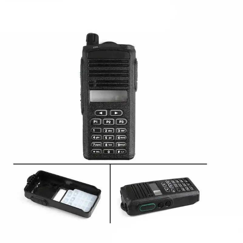 Two Way Radio Habitação Case, teclado completo, Walkie Talkie Acessórios, apto para Motorola CP1660