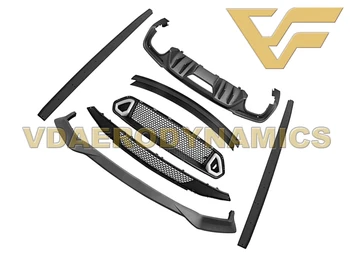 

Suitable For 18-20 Ford Mustang VAD-RT Full Lip Body Kit - includes Front Lip Rear Lip Side Skirts Grill