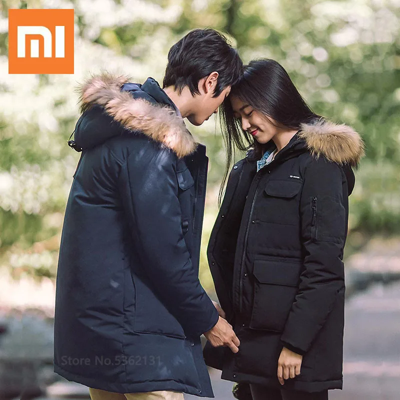 

Xiaomi Winter Hooded Warm Down Coat 2019 Korean Style Winter Jacket Long Women Fashion Hooded Down Jackets Plus Size Outerwear
