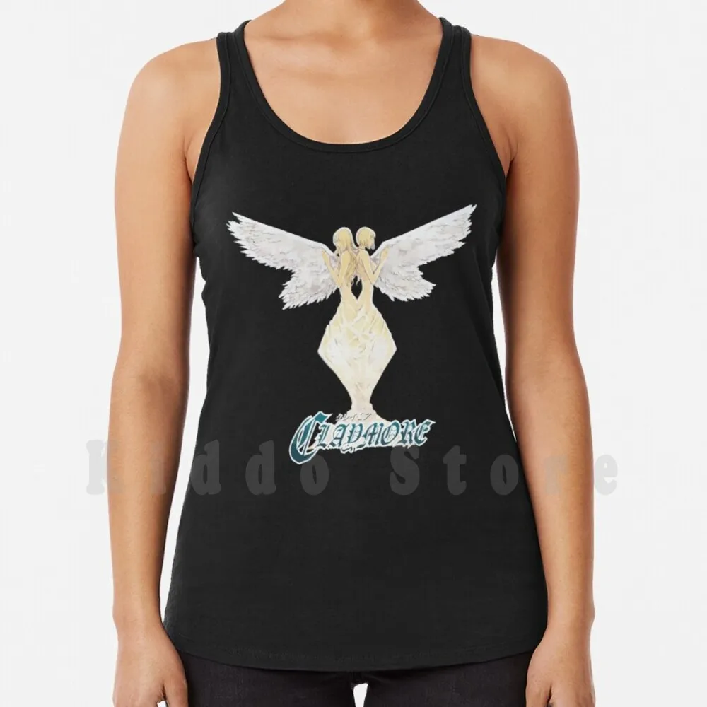 Clare E Teresa Canotte Gilet 100% Cotone Claymore Anime Angel Clare Tereza Teresa Manga