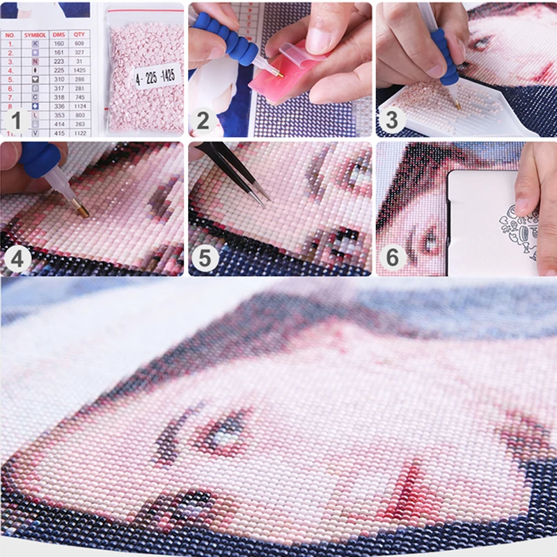 Photo Custom 5D DIY Diamond Embroidery Diamond Painting Cross Stitch Mosaic Kits Full Square Round Crystal diamond painting acrylic painting kits