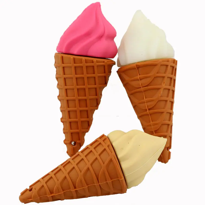 USB Flash Drive 5 Styles Cute Chocolate Ice cream Pendrive 4GB 8GB 16GB 32GB Memory Stick USB 2.0