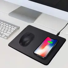  JE Mouse Pad/Mat with Qi Wireless Charger2 in 1 Mat for Samsung Galaxy S9 S8 S7, 5W for iPhone Xs Max/XR/X/XS/8/8 Plus Qi-Enable 