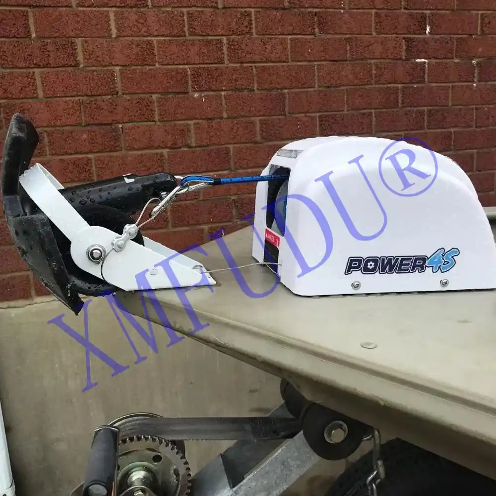 Pontoon Boat 35 Electric Anchor Winch Saltwater With Wireless Remote