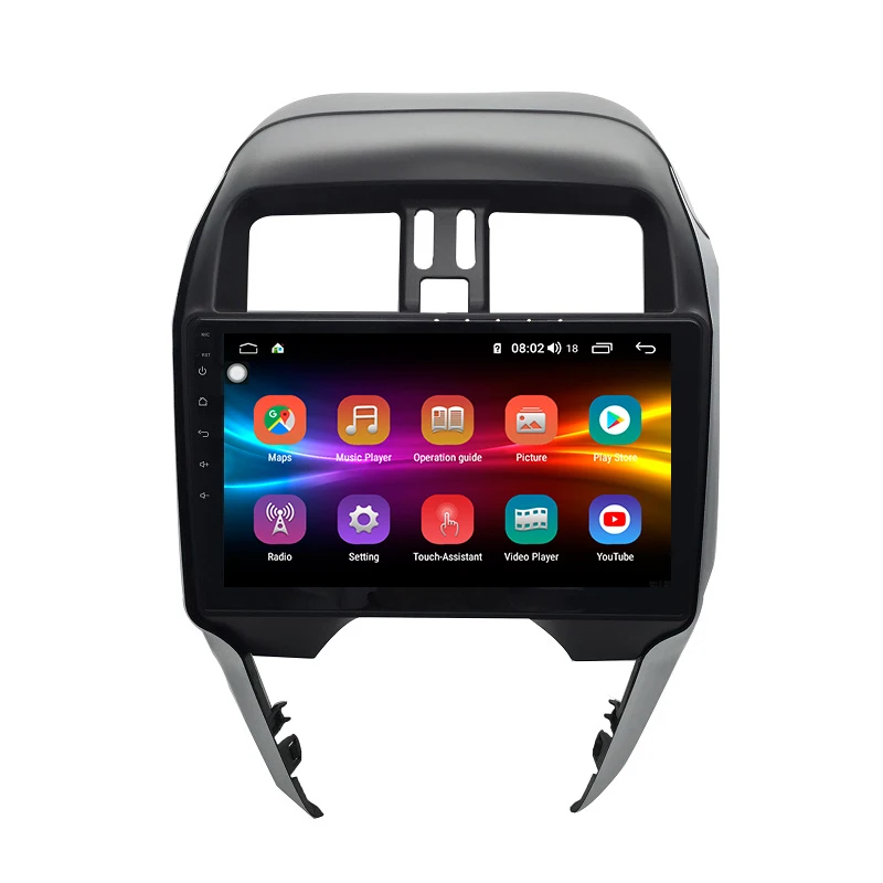 Sunny Lhd Android 9.0 Octa Core 4+64G Car Navigation Radio 1 Din Multimidia For 2011- Nissan Sunny Lhd