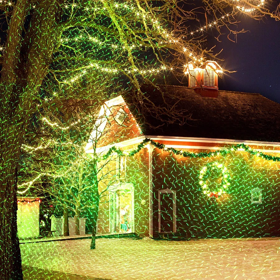 Лазерный проектор Sky Stars светильник s Рождественский красный зеленый статический мерцающий прожектор светильник s садовые вечерние Ландшафтные светодиодный светильник для сцены
