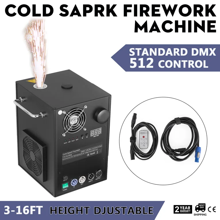 

1pc 300W DJ Disco Fireworks Controller Cold Spark Stage Effect Light Rohs Approved