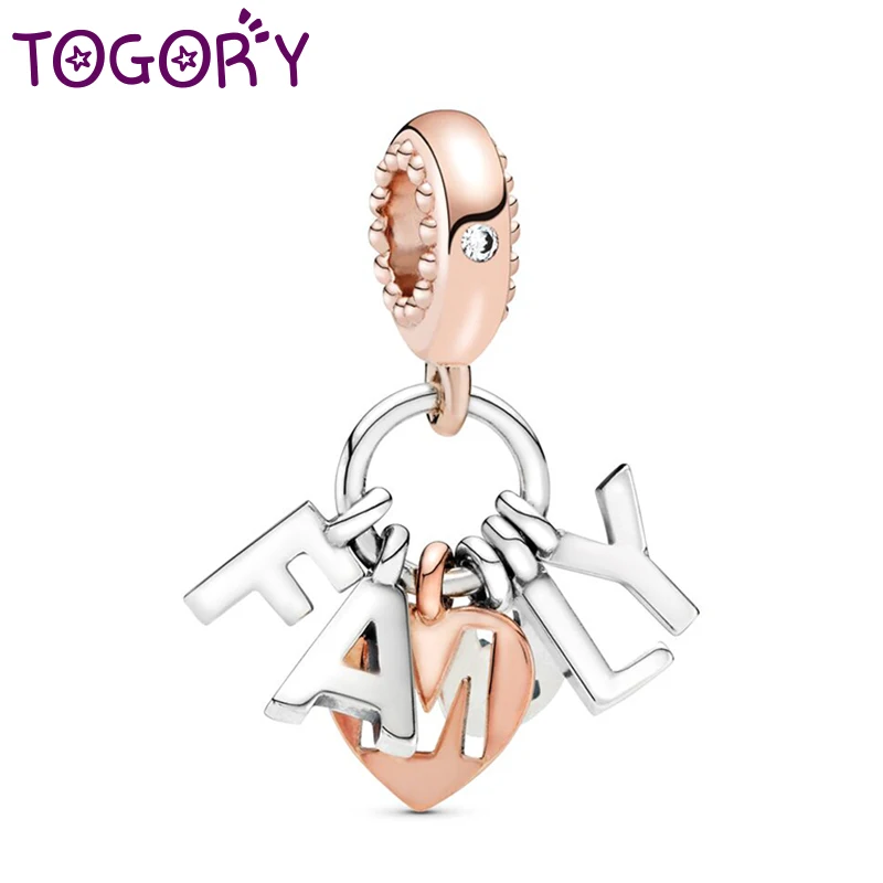 2Pcs/Lot Sweet FAMILY Style Charms fit Brand Bracelets Necklace for Women DIY Jewelry making Beads Pendant Accessories Gift 2Pcs/Lot Sweet FAMILY Style Charms fit Brand Bracelets Necklace for Women DIY Jewelry making Beads Pendant Accessories Gift