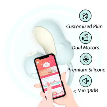 Monster Pub  Sex Toys Bluetooth Dildo Vibrator for Women Wireless APP Rechargeable Clitoral & G-Spot Vibrator ,Adult Sex Toys 2