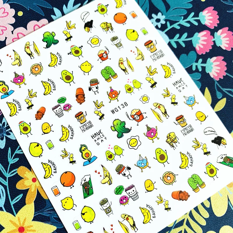 WG-138 Alternative graphics 3d nail art sticker decal stamping export japan designs rhinestones decorations | Красота и здоровье