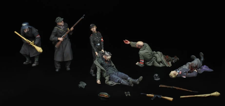 1/35 фигурка модели из смолы GK, военная тема (шесть человек), несобранный и Неокрашенный комплект ► Фото 2/6