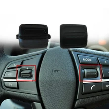 1 пара кнопок переключения рулевого колеса ABS черный для BMW F02 F07 F10 M5 2011- кнопки рулевого колеса автомобильные аксессуары