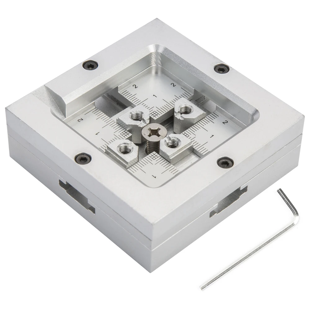 HT-80H adjustable silvery BGA Reballing Station Holder JIG 80x80 mm Reballing tool