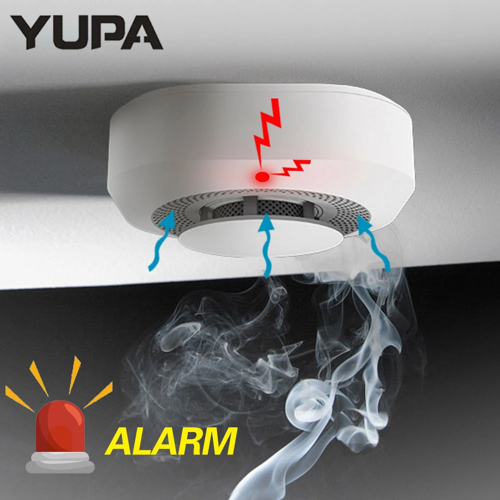 New Smoke Detector Wireless 433mhz Real-time Detection Fire Protection Alarm Sensor For Home Security Smoke Alarm Fire Equipment - Image 2