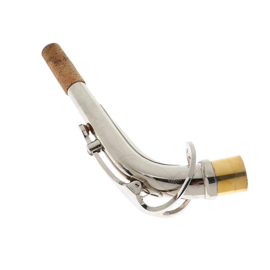 Practical Nickel-Plating Eb Alto Saxophone Bend Neck Carving Pattern for Saxophonist