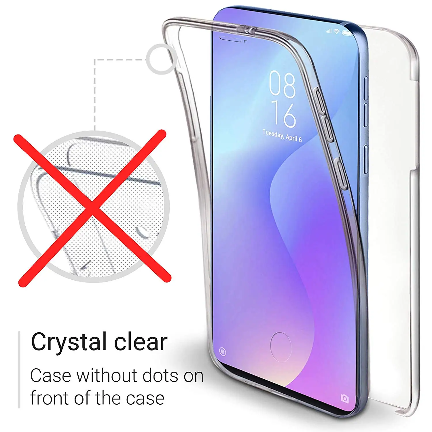 360 Degree Silicone Clear Cover For XiaoMi 9T Pro Mi9TPro Mi9T Mi9 T Fashion Case 2 in 1 Hard PC Back + Soft TPU Front |