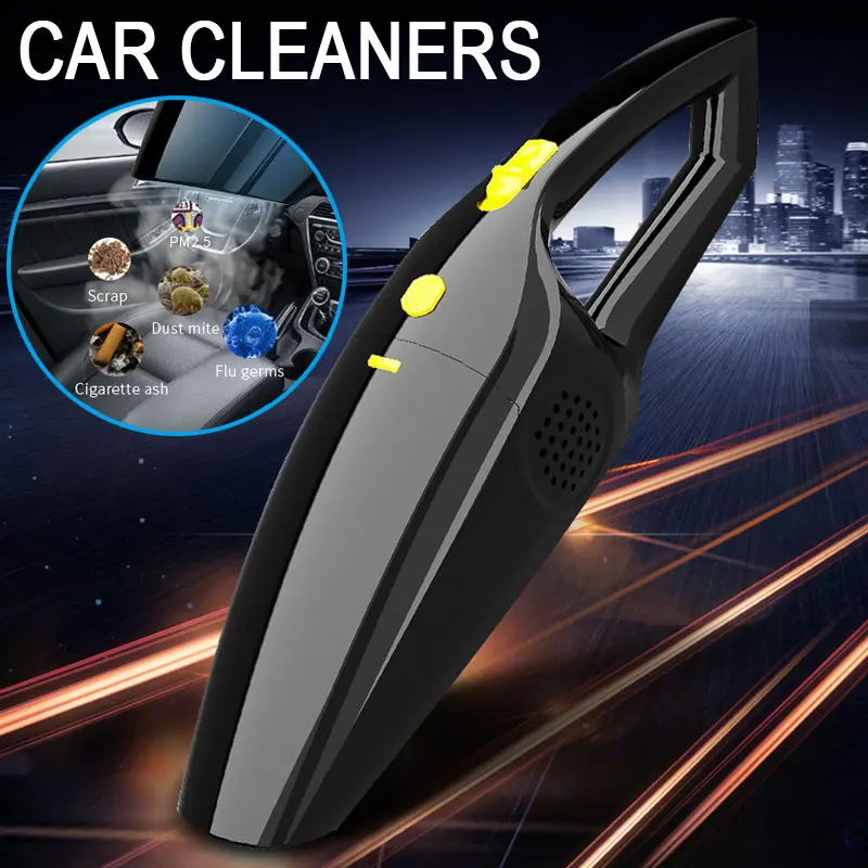 

Car Vacuum Cleaner Car Dust Collector Vacuum Sweeper New Multifunctional 12V 120W 1 Pc ABS for Dry and Wet Handheld Wired