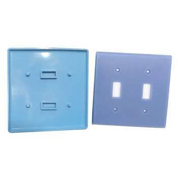 

DIY Crafts Jewelry Epoxy Resin Mold Switch Socket Panel Casting Silicone Mould