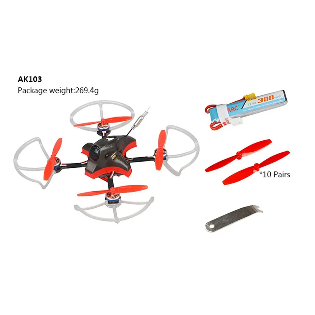 

LDARC AK103 109mm 3S 2.5 Inch Toothpick FPV Racing Drone PNP/BNF F4 FC 12A Blheli_S ESC 25~200mW VTX Runcam Nano2 Camera