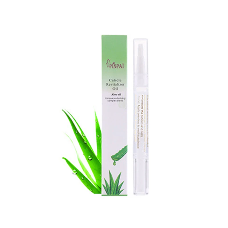 Aloe 1 шт., 5 мл, Масло для кутикулы ногтей, восстанавливающее питание, инструменты для дизайна ногтей, для ухода за маникюром, Лечение ногтей, смягчающее перо, инструмент, Масло для кутикулы, ручка - Цвет: Aloe