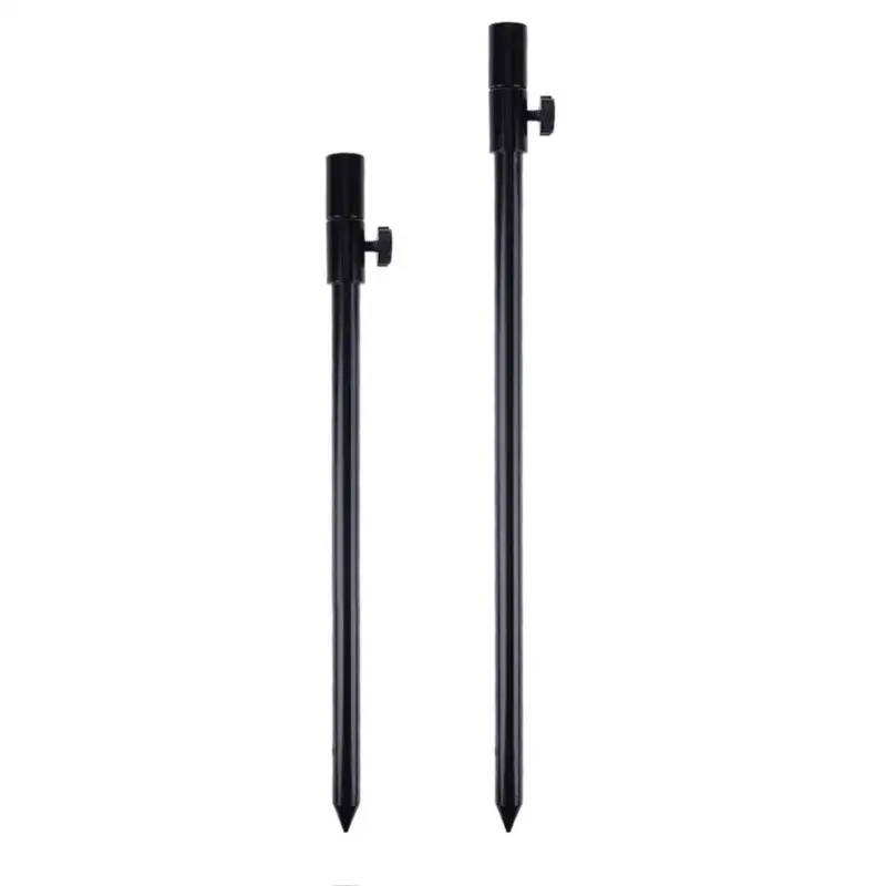 

Durable Fishing Bank Stick Delicate Texture Carp Fishing Bank Stick Adjustable Bankstick Bite Alarm Extension Rod Black