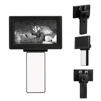 

Handheld Infrared Night Vision Device Infrared Illuminated Night Vision Screen with 12mm Lens and 2pcs Infrared Fill Lights