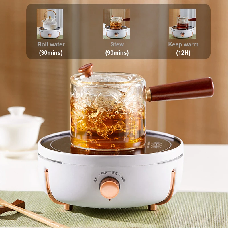 800W Mini Electric Stove Oven Cooker Hot Plate Multifunctional Cooking Plate Heating Heating Coffee Tea Milk Office Home