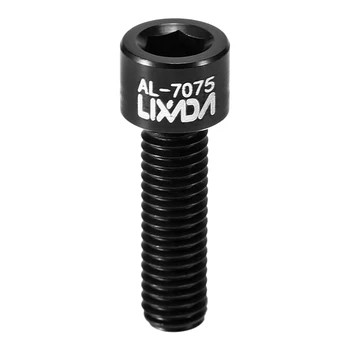 

Lixada 4pcs M5*17mm Bicycle Bike Stem Screws Bolts Ultralight AL7075 Aluminum Cycling Stem Fixing Screws Replacement