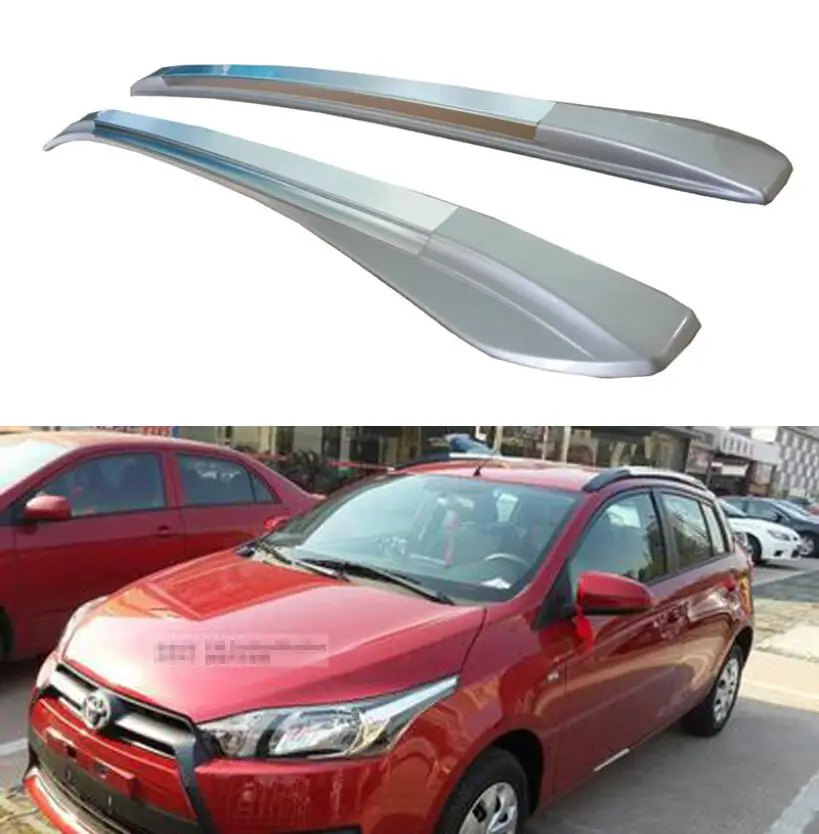 Для Toyota Yaris L 2013 багажник на крышу, рейлинги для багажника, стойки для багажника, коробки для рельсов из алюминиевого сплава