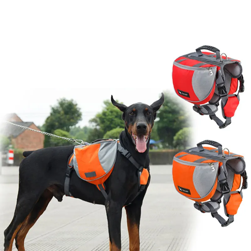 

Dog Backpack Professional Outdoor Side Pack Hound Camping Hiking Travel Backpack Saddle Bag For Small Medium Large Dogs