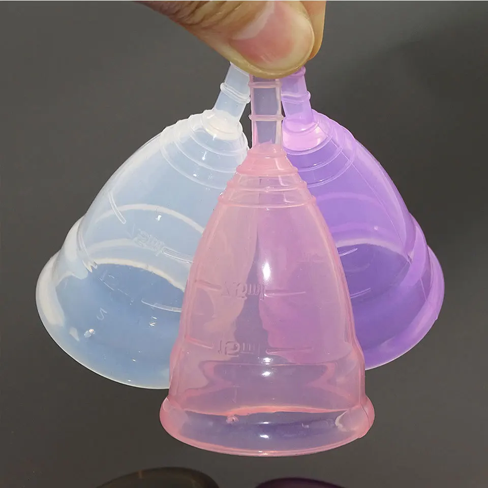 S/L Женская гигиена, Дамская чашка, менструальная чашка, силиконовая чашка для менструального периода, менструальная чашка
