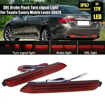 

1 Pair Car LED Rear Bumper Reflector Brake Lights Lamp DRL Stop Turn Signal For Toyota Camry Matrix Lexus GX470 Sienna/Sienna
