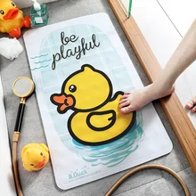 Милая желтая утка противоскользящие резиновые TPR коврики для ванной животные с присоской детская ванная комната ковер Душ Ванна коврик мягкий массажный коврик