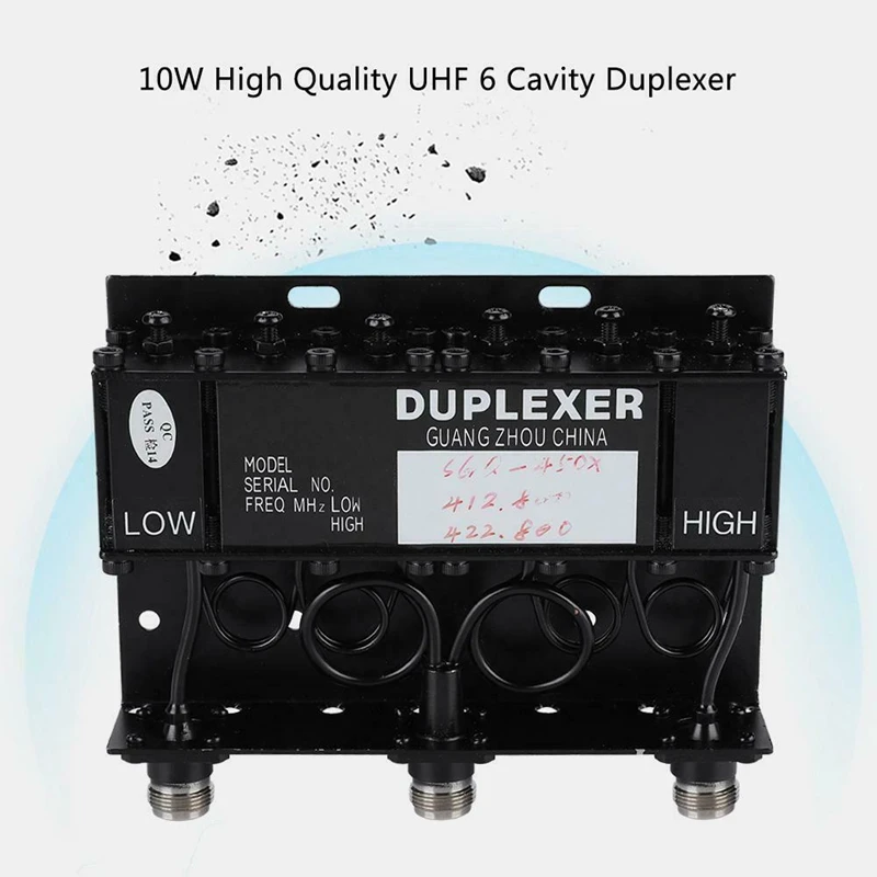 10 Вт UHF 6 полости Duplexer SGQ-450X типа(TX; 412,800 RX; 422,800