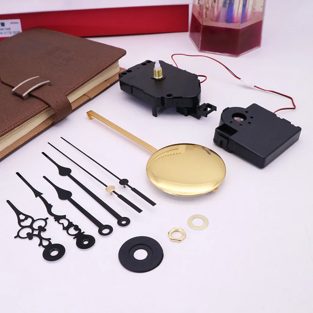 Pendulum Trigger Clock Chime Westminster Melody Movement DIY Kit with 2 Pairs Hands & Pendulum