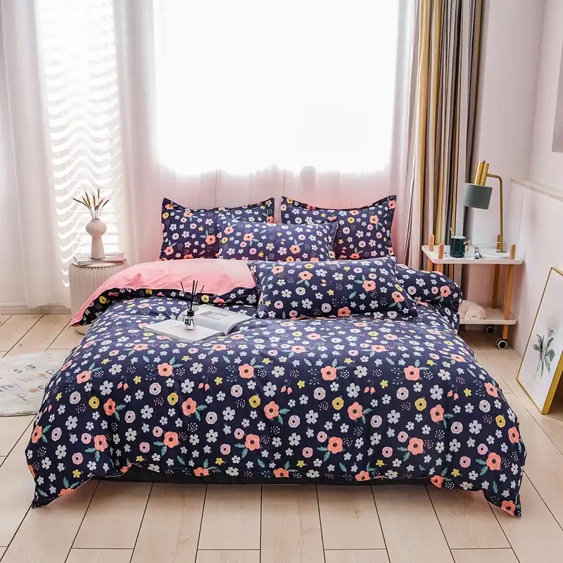 Ensemble De Housse De Couette Chinoise 210x210 3 Pieces Ensemble De Literie A Motifs De Fleurs Housse De Couette Rose 175x220 Aliexpress