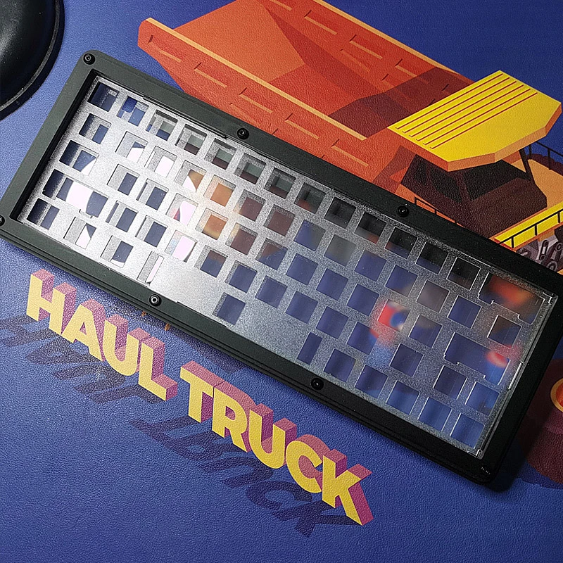 Rebel60 Mechanical Keyboard DIY Kits 64 Layout Positioning Plate Black