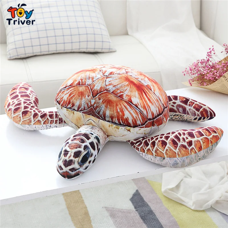Ocean Sea Turtle Tortoise Plush Toy Triver Stuffed Animal Doll Pillow Cushion Baby Kids Birthday Christmas 1