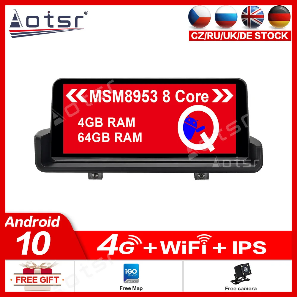 

Автомобильный мультимедийный DVD-плеер Android 10,0 для BMW 3 серии E90 E91 E92 E93 2005-2012 GPS-навигация FM/AM радио WIFI головное устройство