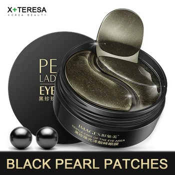 

Black Pearl Eye Patches Moisturizing Collagen Gel Mask Whiten Remove Dark Circle Anti Age Wrinkle Eye Bag Korean Skin Care 60pcs