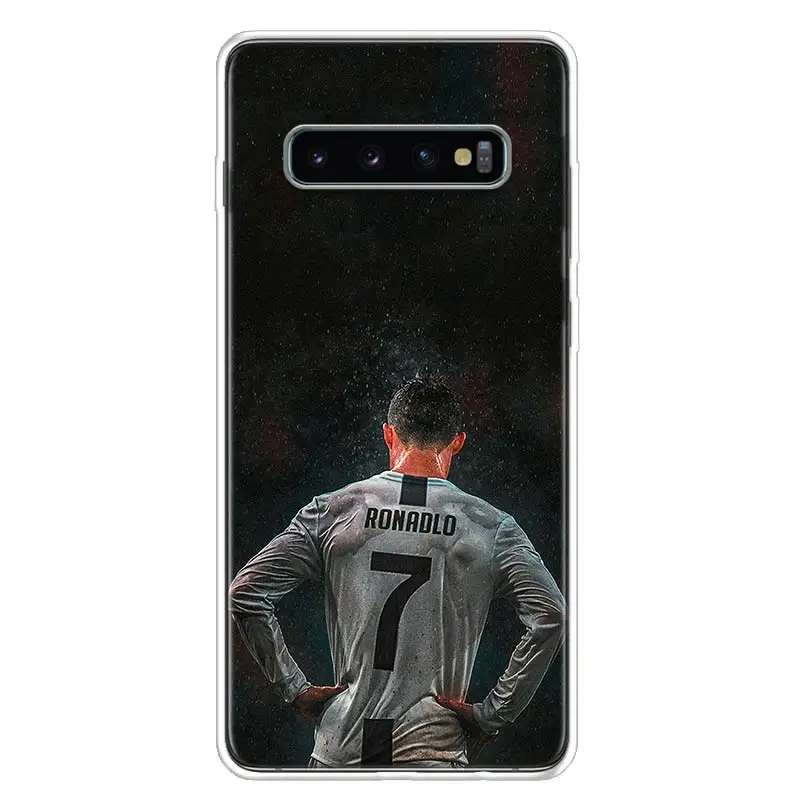 CR7 Криштиану Роналду крышка чехол для телефона для samsung Galaxy S10+ Note 10 9 8 S9 S8 J4 J6 J8 плюс S7 S6 корпус под плетенную сумку - Цвет: TW108-6