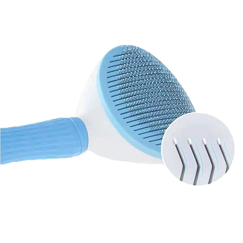 Dog Hair Removal Comb Grooming Cats Comb Pet Products Cat Flea Comb Pet Comb for Dogs Grooming Toll Automatic Hair Brush Trimmer