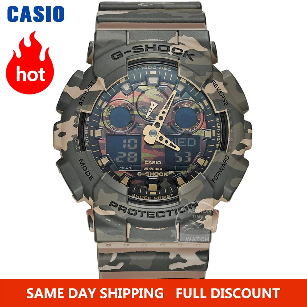 Часы Casio g шок часы мужчины лучший бренд класса люксLED военные цифровые спортивные