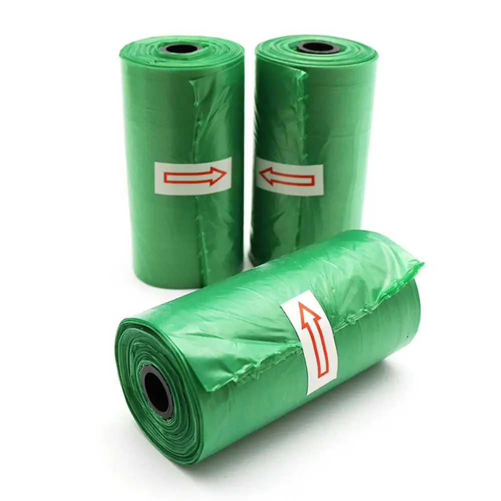 

136pcs Dog Degradable Environmental Garbage Bag Dog Durable Pick Up Bag Pet Out Of The Disposable Toilet Bag Tasteless