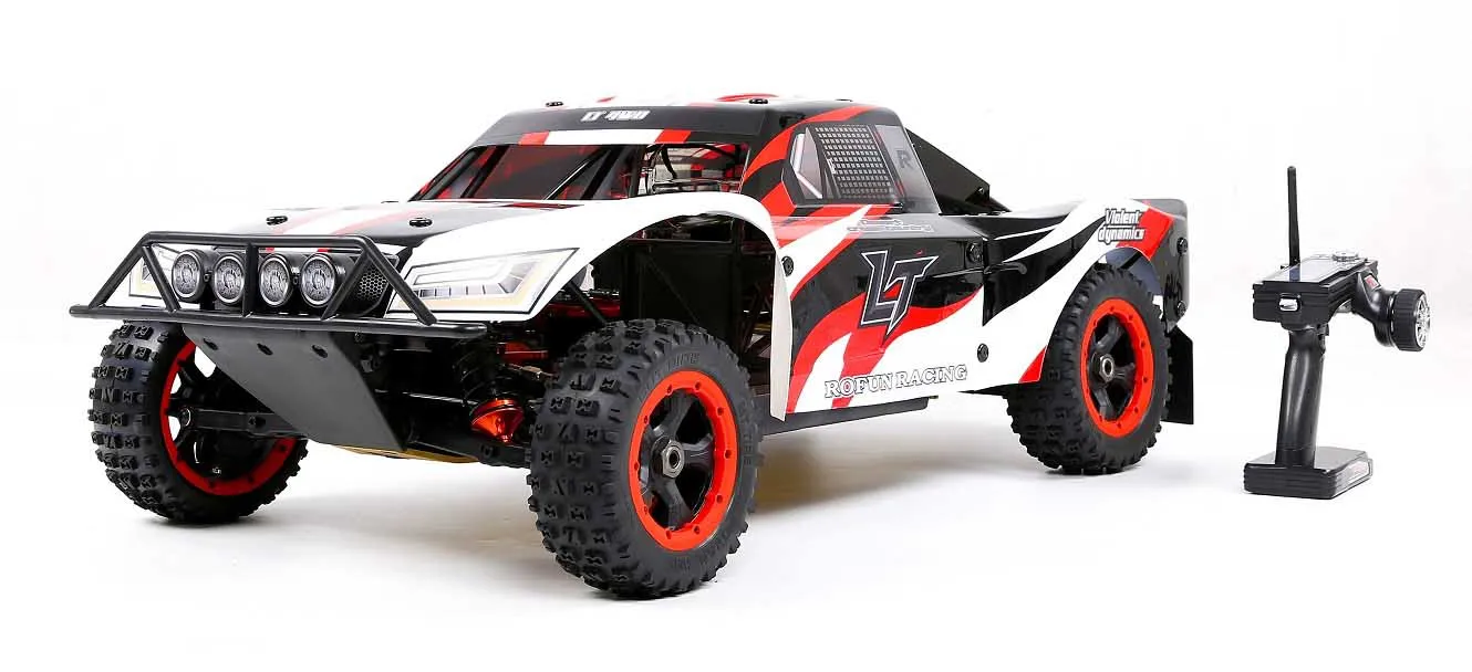 450 45CC 2T бензиновый двигатель два 65 кг сервопривод 4WD RC грузовик для 1/5 весы Rovan ROFUN LT - Цвет: Red