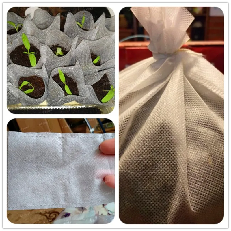 Горшки из растительного волокна для питомцев, сумки для выращивания рассады, сумки для выращивания растений, тканевые горшки, Садовые принадлежности, карманная сумка для роста
