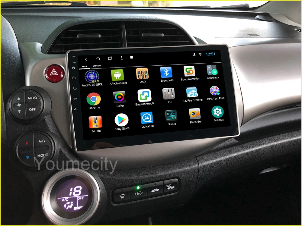 Flash Deal Car DVD Player Android 9.0 for HONDA FIT JAZZ 2007 2008 2009 2010 2012 2013 Gps radio video player IPS 1024*600 screen RDS wifi 0
