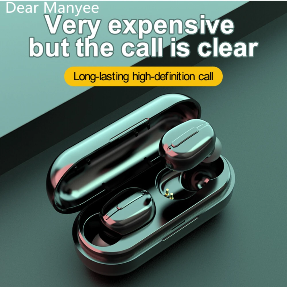 2020 WS L13 TWS Bluetooth 5 0 Earphones 2200mAh Charging Box Wireless Headphone 9D Stereo Sports Waterproof Earbuds Headsets Wit
