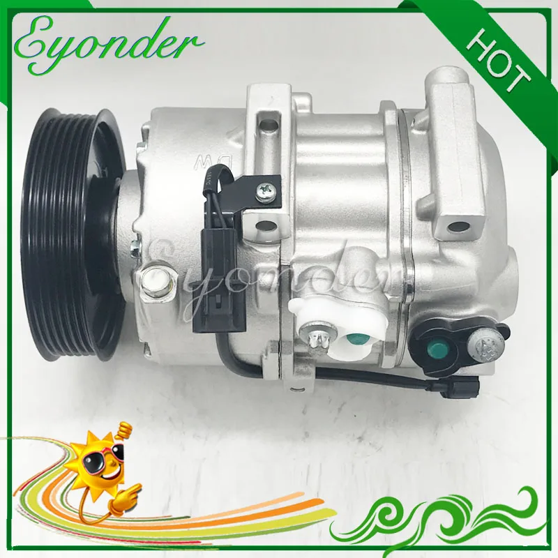 

AC A/C Air Conditioning Compressor Cooling Pump DVE18 for KIA Sorento 2.4 G4KE 1F3BE-06400 3L104-0043 97701-2P400 977012P400