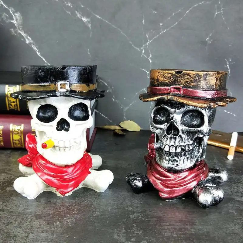 Skullcandy пепельница модная индивидуальная офисная Смола многофункциональная пепельница в виде черепа украшение для дома спальни подарок бойфренда R2812